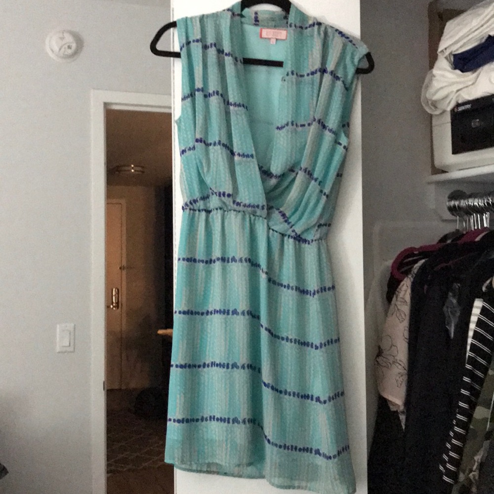 Best Society Turquoise Dress